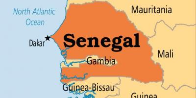 Peta dakar Senegal